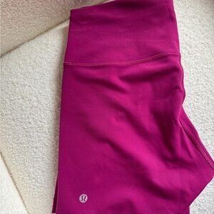 Lululemon Wunder train high rise short 6”